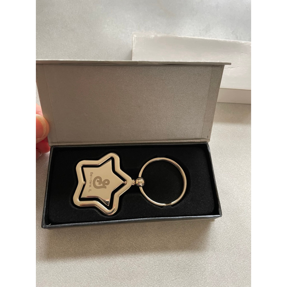 Collectable General Mills Star Keychain One Size Silver
